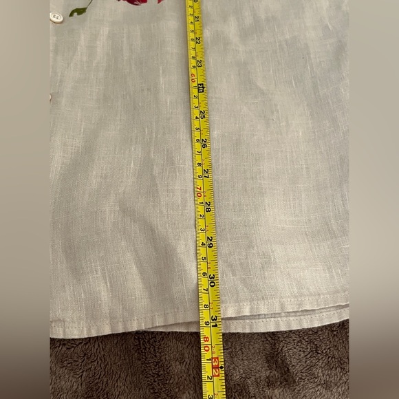 Victor Victoria women’s button down linen shirt Made in Italy - Picture 10 of 11